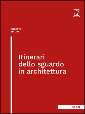 cover image of Itinerari dello sguardo in architettura